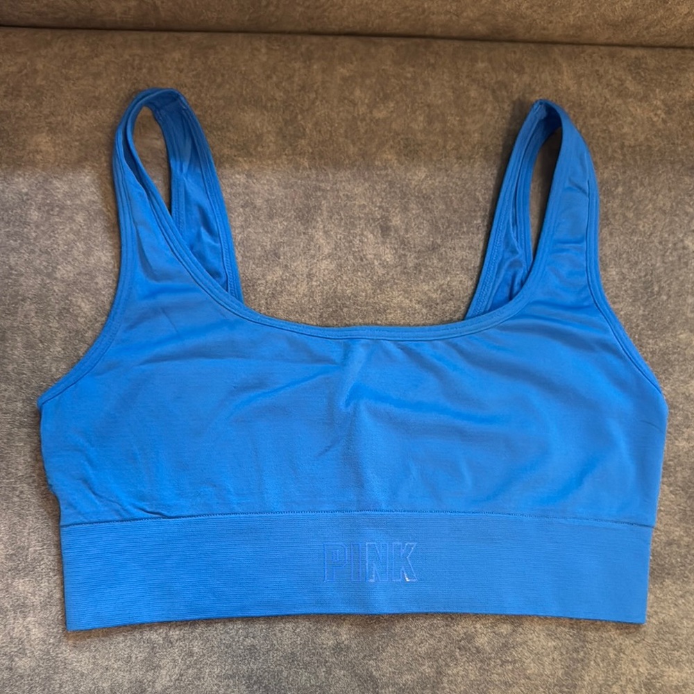 Blue Sports Bra